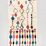 Tapis berbère marocain Azilal coloré 2,56x1,48m