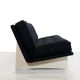 Artifort C671 sofa by Kho Liang Ie in black wool