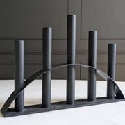 Scandinavian black metal chandelier.