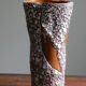 Vase Vallauris ceramic fat lava of the 60s