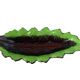 Large leaf-shaped bowl Vallauris