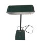 Old Vintage Functional Art Deco Green Enameled Industrial Desk Lamp