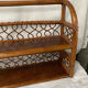 Vintage rattan shelf