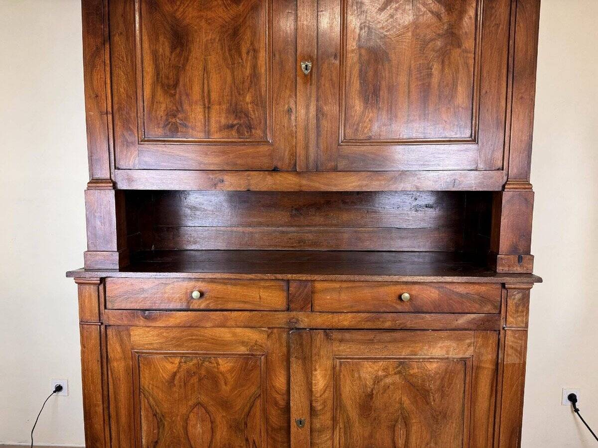 Buffet Deux Corps époque Empire  noyer et chene