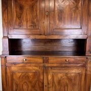 Buffet Deux Corps Empire period walnut and oak
