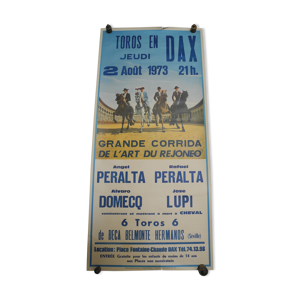 Affiche ancienne corrida