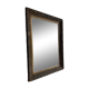 Miroir vintage en or gris