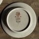 Set of 9 small dessert plates in porcelain from Sologne JO Moscow 198