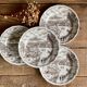4 dessert plates N Fontabesso Italy