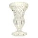 Vintage Vase Bohemian Crystal Diamond Pattern Medici 23cm