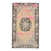 5x9 Light Pink Orientel Vintage Rug, 159x270Cm