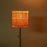 Swedish brass floor lamp, cast iron base, model G 019 by Bergboms 1960