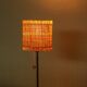 Swedish brass floor lamp, cast iron base, model G 019 by Bergboms 1960