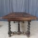 Table de ferme Louis XIII en noyer 19ème