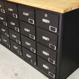 Loom cabinet with drawers top raw solid oak