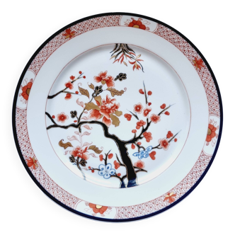 Japanese style plate hand painted Renée Landuré