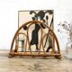 Rattan mail holder