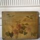 Peinture huile sur carton ancienne