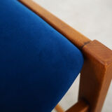 Set of two beech chairs, Danish design, 70s, made in Denmark