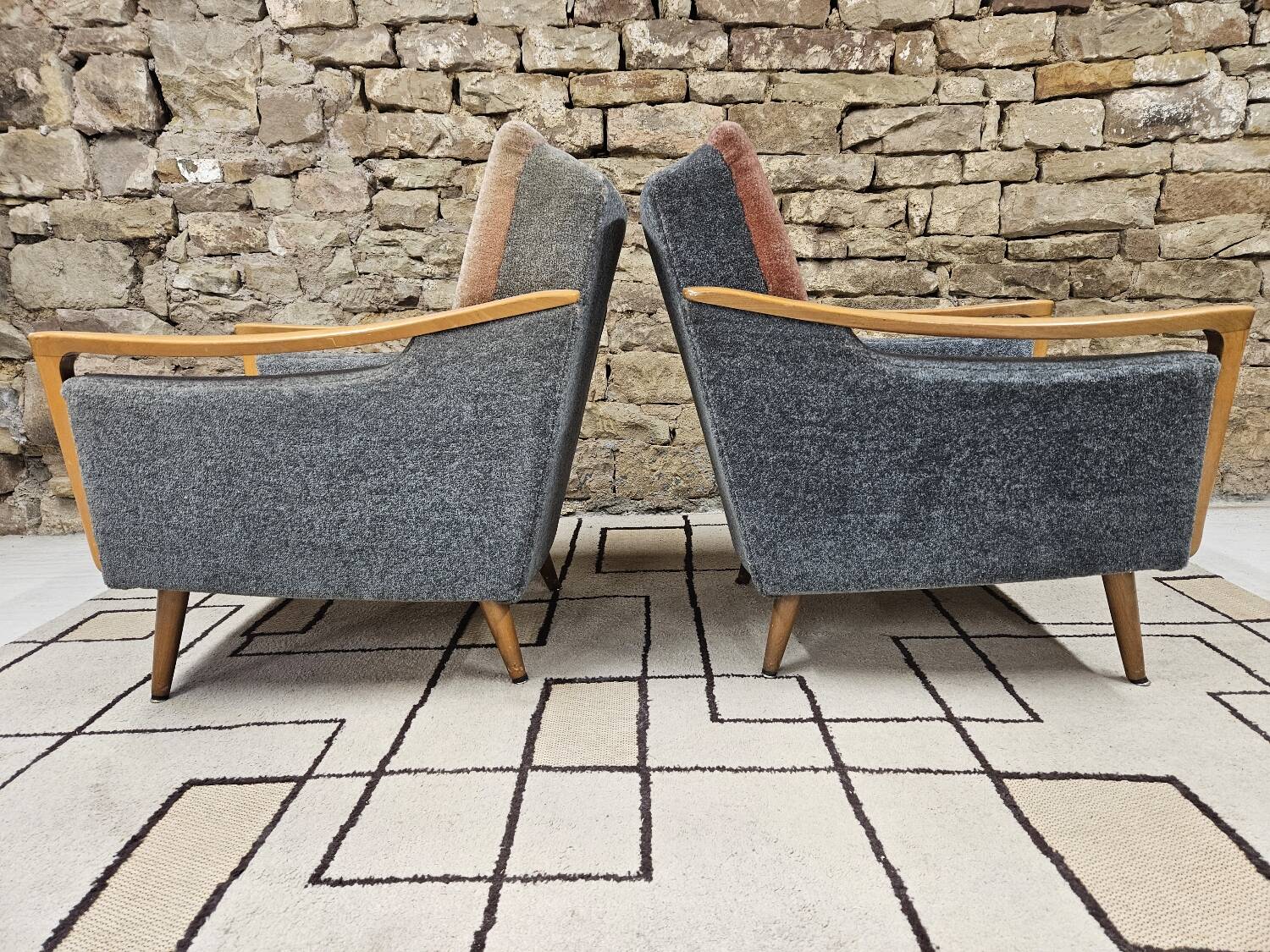 Pair of 1960 armchairs