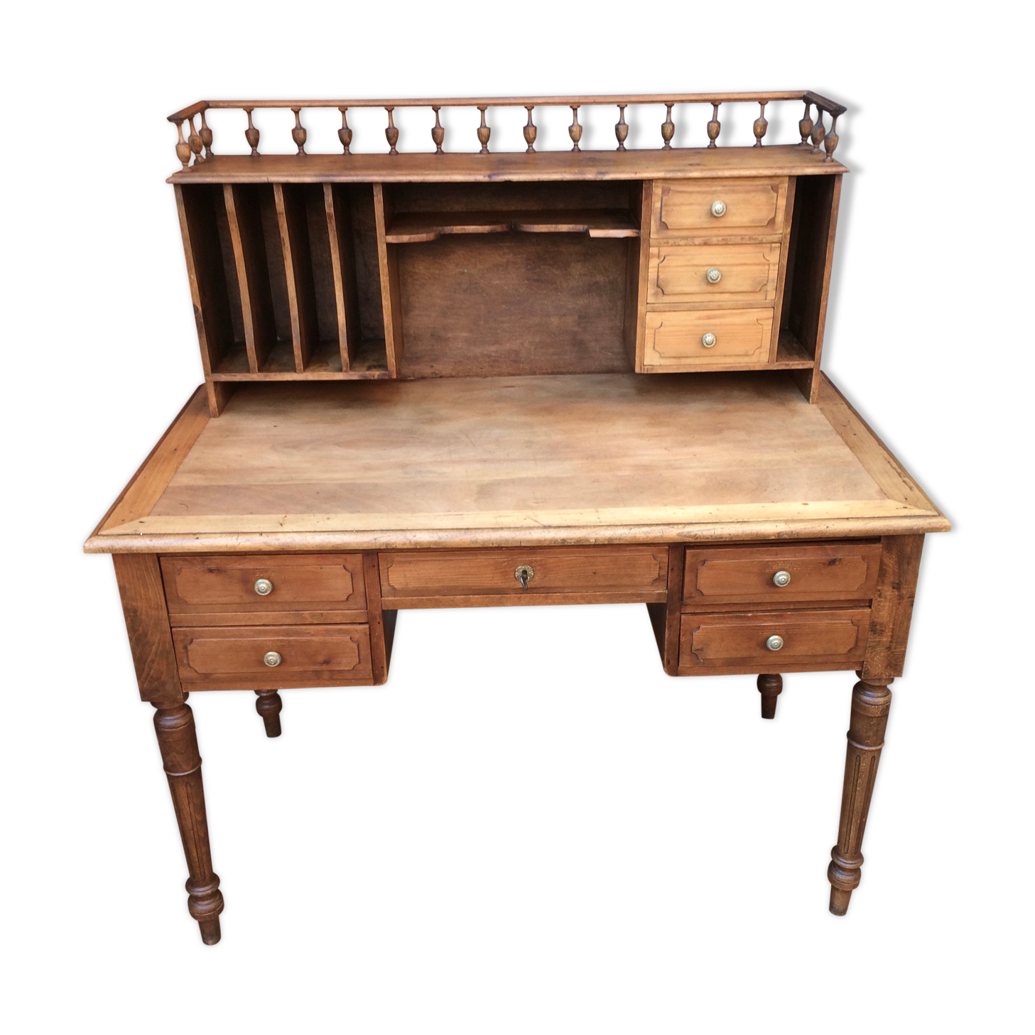 Period office in pitchpin