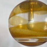 Mid-century Italian Murano glass sphere pendant lamp from 60s