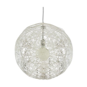 Suspension Random Light de la marque Moooi diamètre 50 cm en blanc