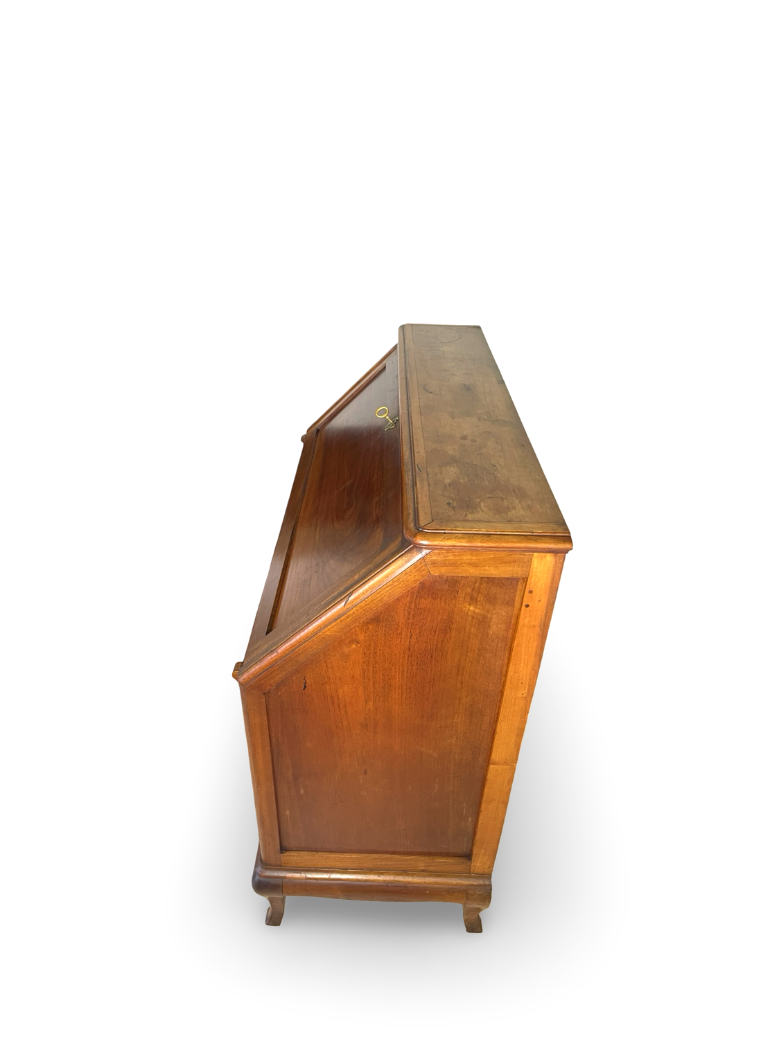 Antique Italian secrétaire in solid walnut, 1920s/1930s.