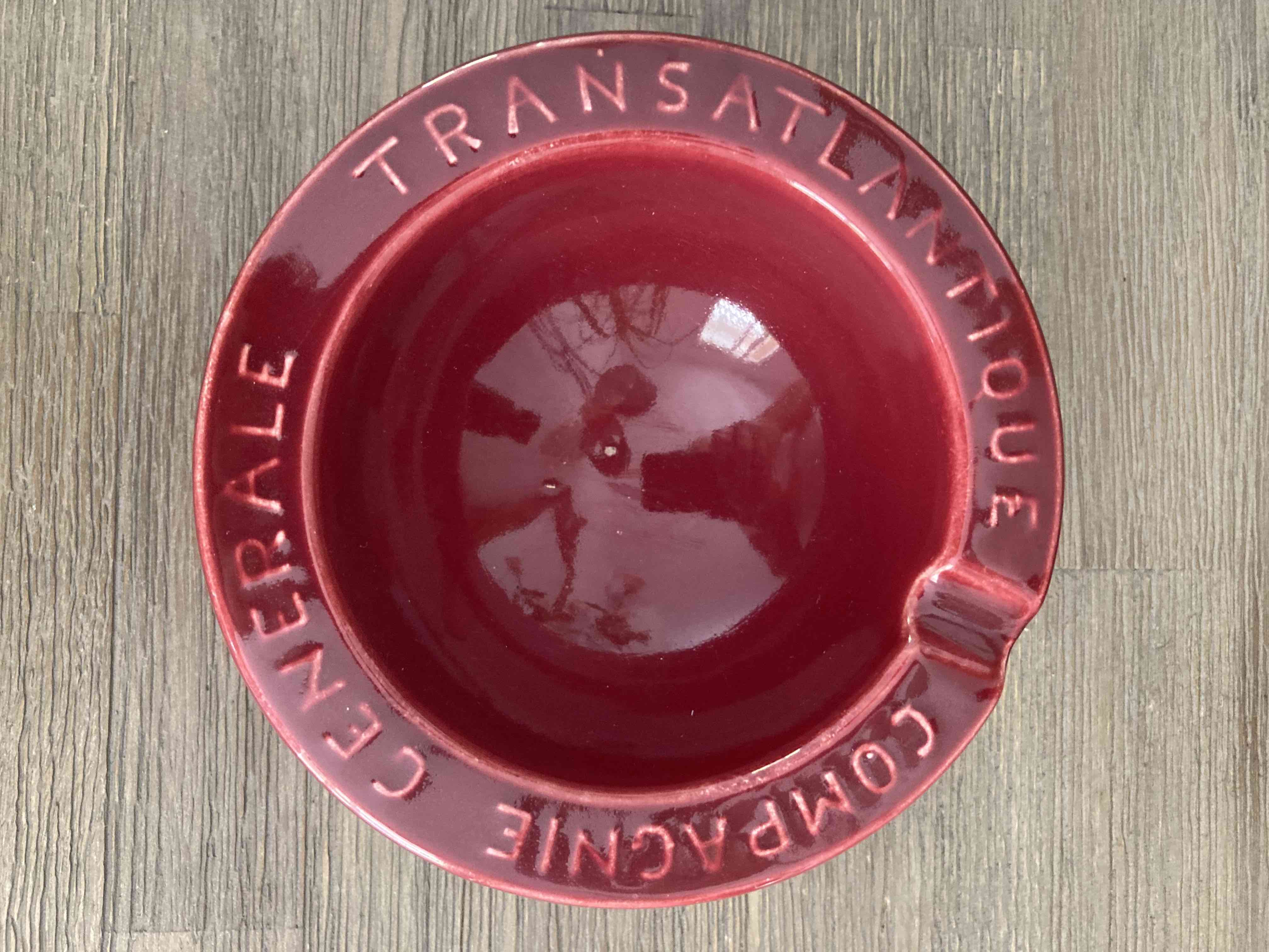 Cendrier Compagnie Générale Transatlantique