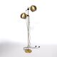 Golden metal floor lamp 70s