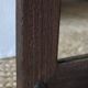 Old handcrafted Gothic style wooden mirror