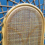 Wicker and rattan screen