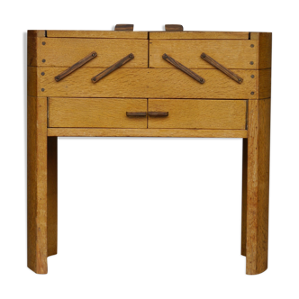 Modernist art deco sewing box. 1930s