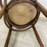 Curved wooden chair