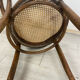 Curved wooden chair