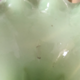 Vase opaline vert