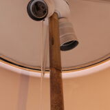 Floor lamp with glass tubes and brass details, 1960s