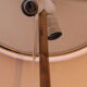 Floor lamp with glass tubes and brass details, 1960s