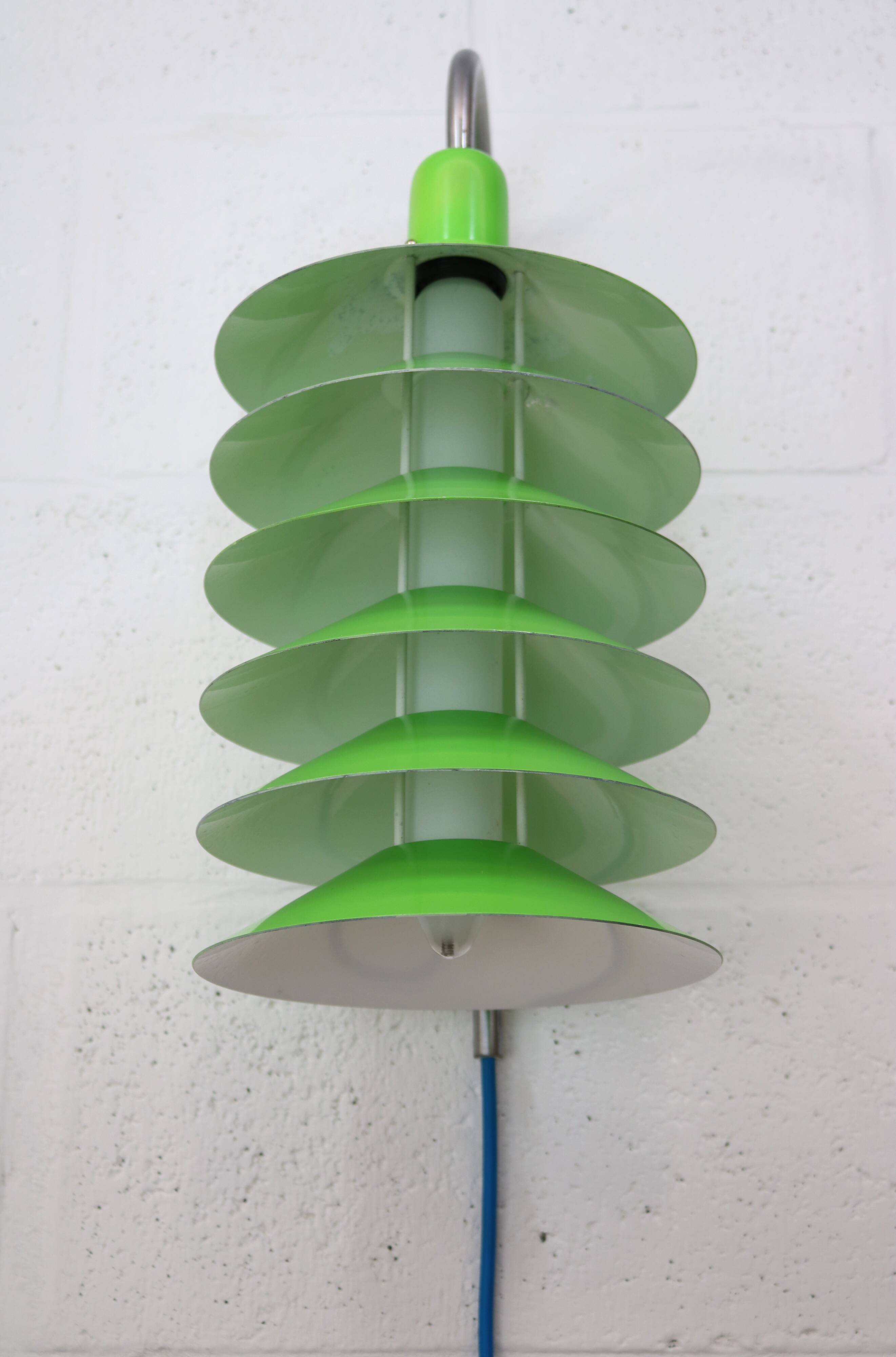 Very rare green Danish design Tip Top wall light by Jorgen Gammelgaard