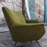 Curved sofa by Gigi Radice for Minotti, 1950