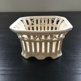 Openwork earthenware flowerpot