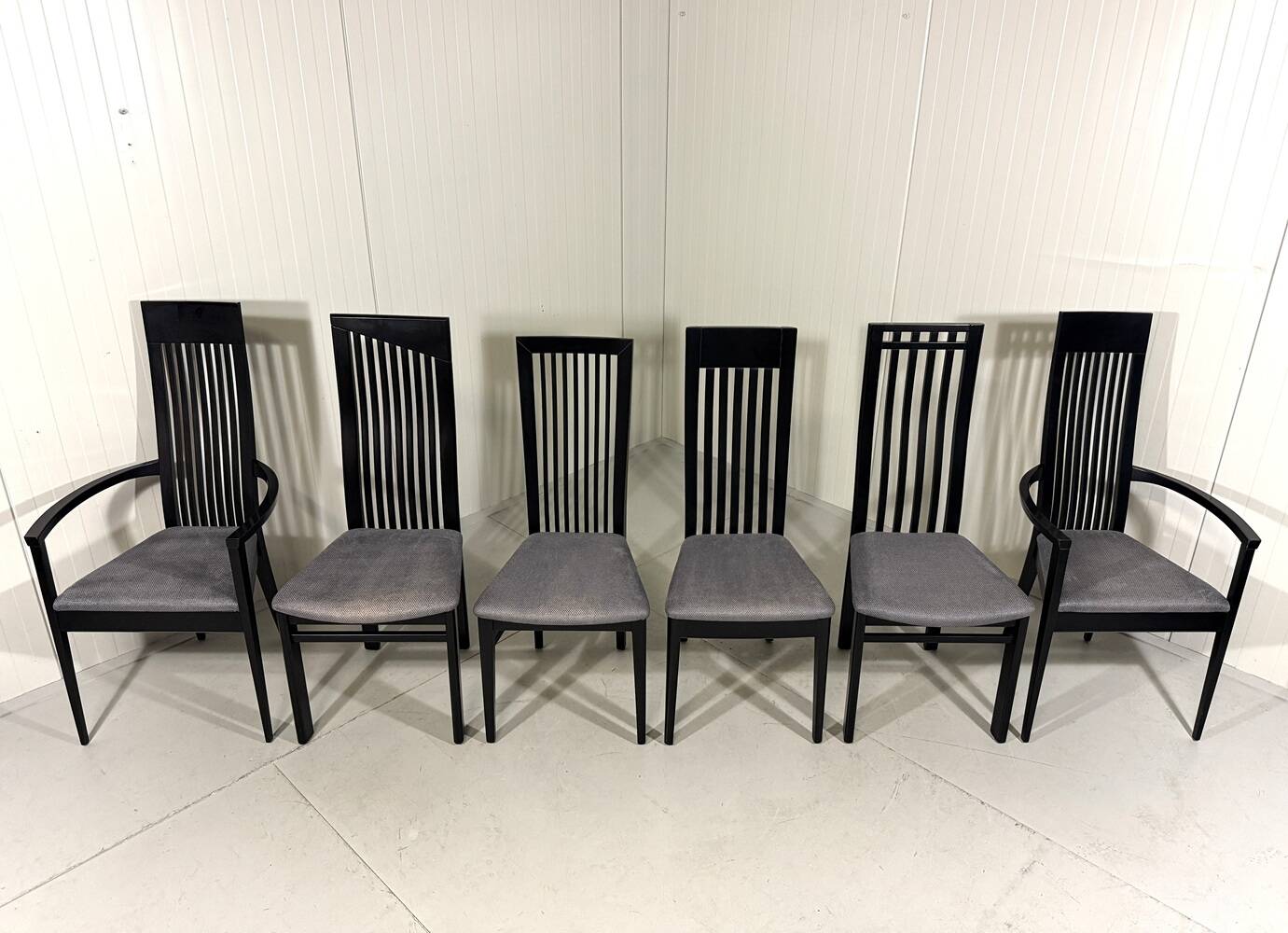 Chaises de salle à manger Tonon Italie par Wolf Schmidt Bandelow années 1980.