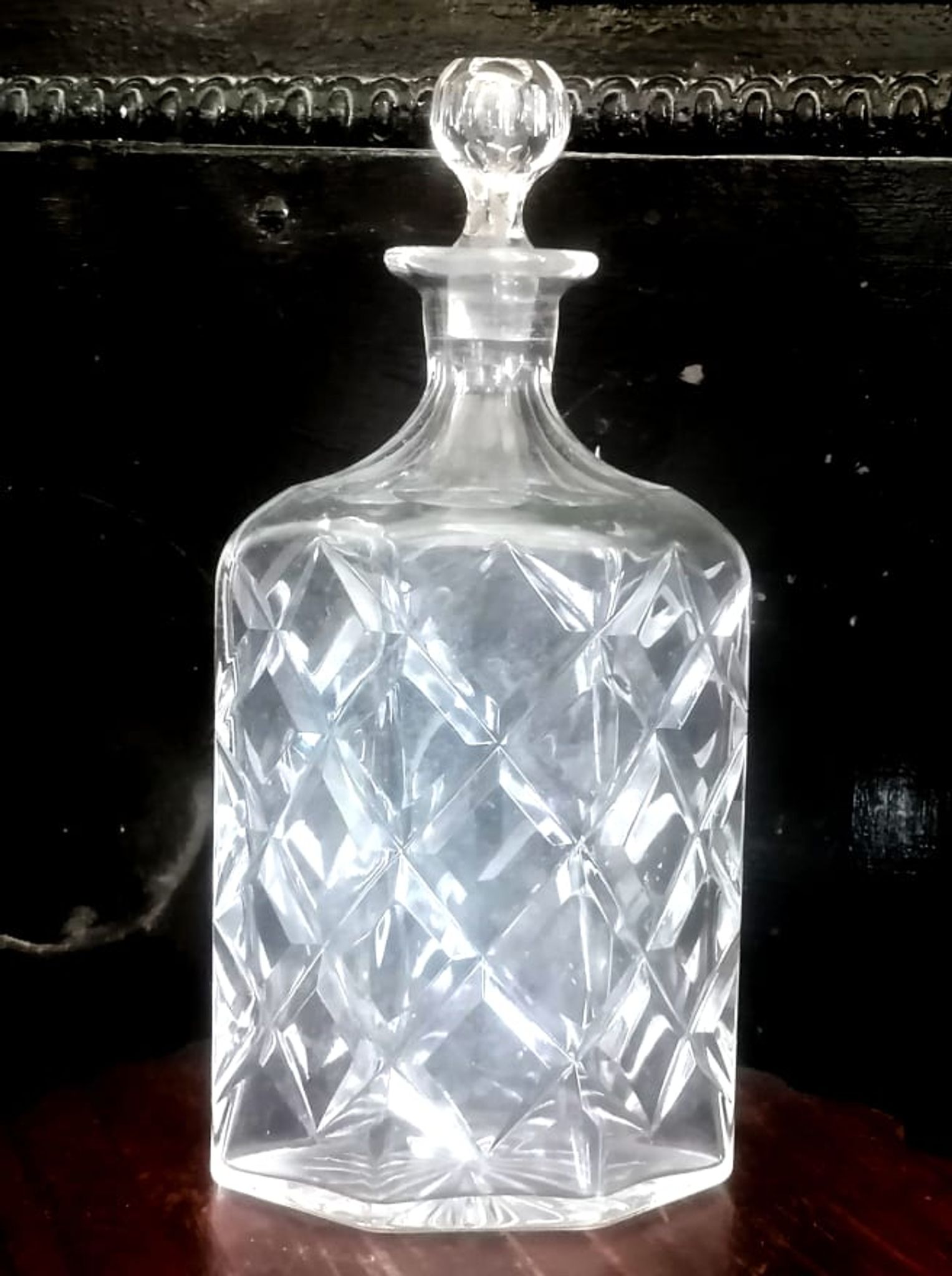 Carafe à whisky taillée style Napoléon III