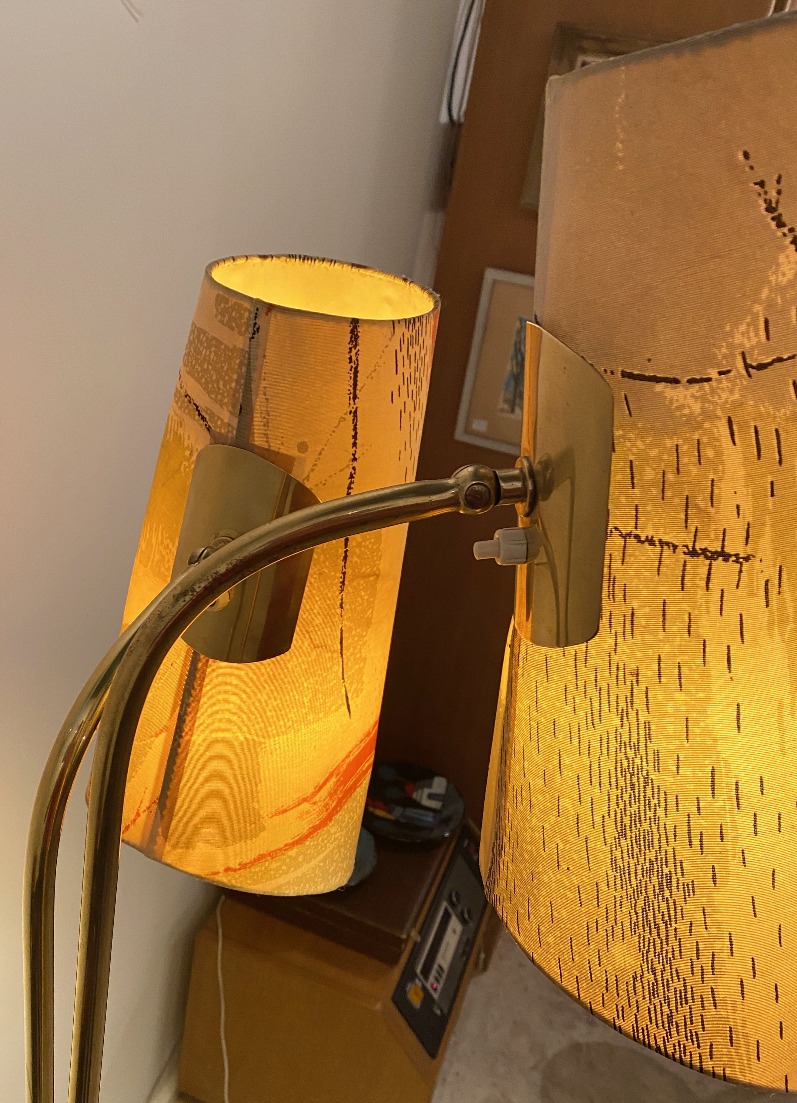 Brass lamp 60s