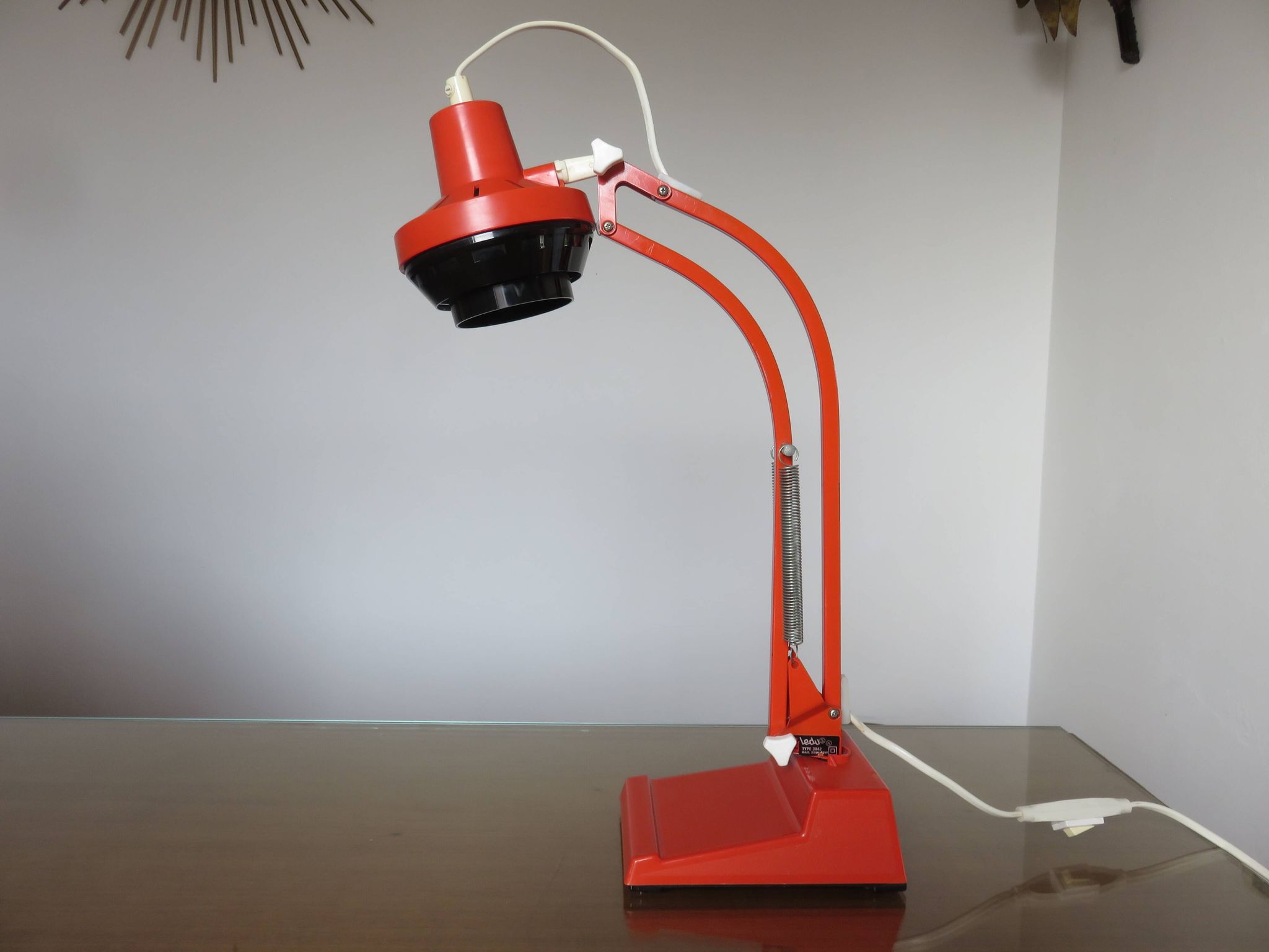 Lampe suédoise articulée Ledu modèle 3842 années 60 70