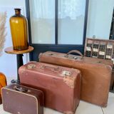 Set of 3 vintage suitcases
