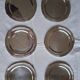 6 Christofle Gallia silver-plated bread plates