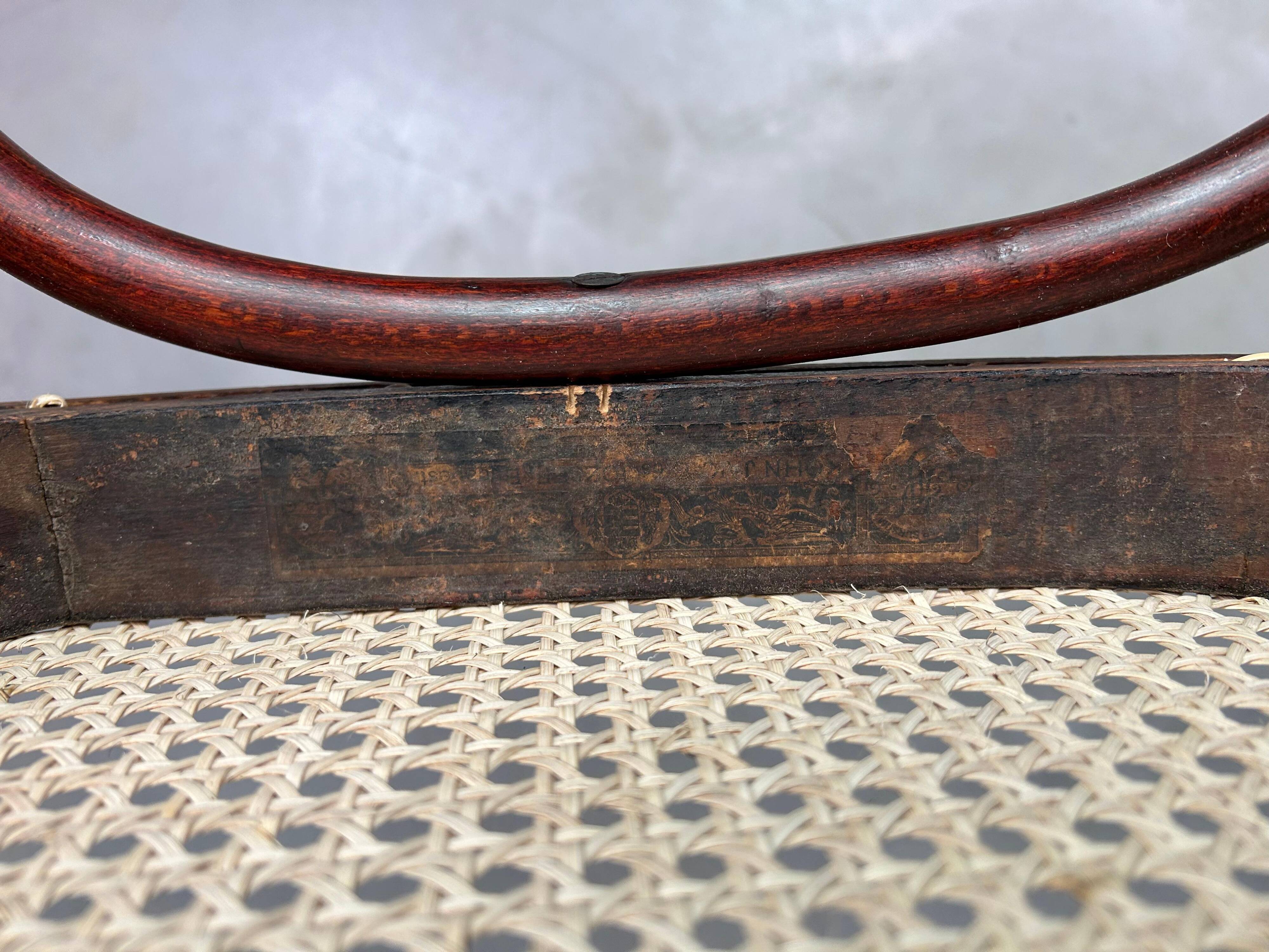 Viennese Secession dining chair no. 235 by Otto Wagner for J&J Kohn