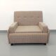 Vintage wool fabric armchair from the 1970s.