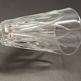 8 flûtes champagne verre transparent vintage vmc reims france